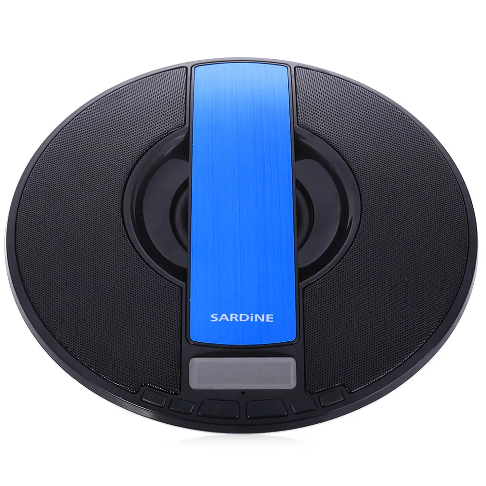 

Original SARDiNE Portable Wireless Speaker HiFi Stereo Bluetooth Loudspeaker with LED Display FM Radio Support TF Card SDY-021