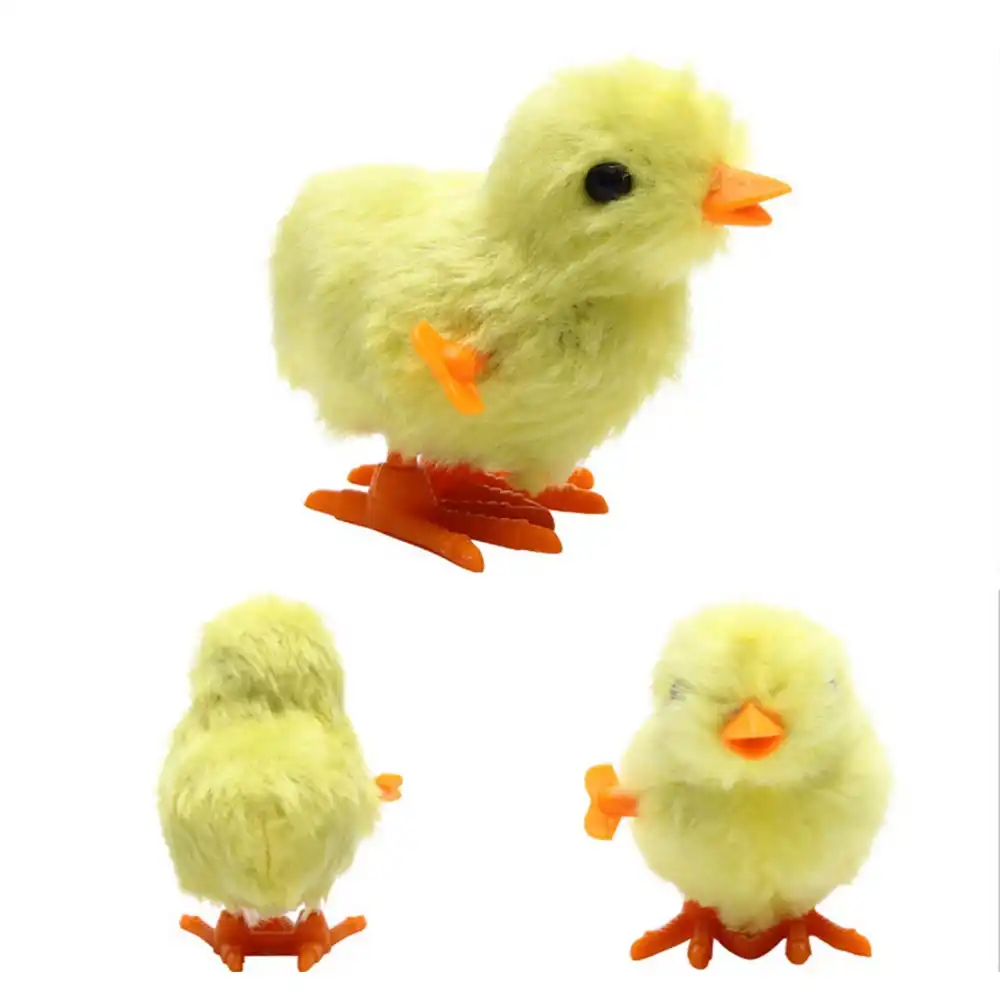 Encantadores Juguetes De Felpa Para Niños Juguetes Para Caminar Divertidos Dibujos Animados Pollito Cuerda Hacia Arriba Juguetes De Cuerda Juguetes De Bebé De Color Al Azar Clockwork Toy Toy Chickwind Up Toy Aliexpress