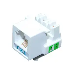 Cat3 RJ11 телефонной линии пара вставьте модуль Порты и разъёмы телефон голос Keystone Jack разъем Порты и разъёмы адаптер