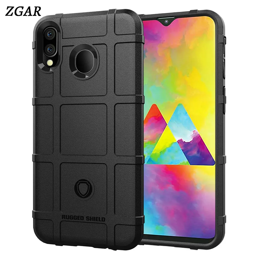 Чехол ZGAR для Samsung Galaxy M20 роскошные матовые противоударные Чехлы сотовых телефонов
