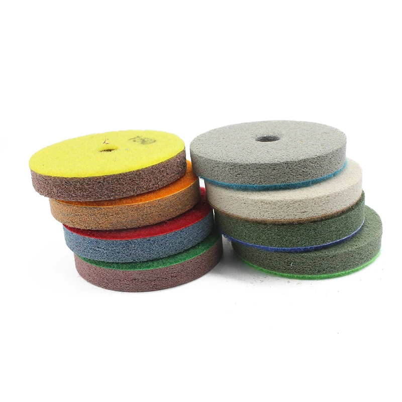 8PCS 80mm Grits150 10000 Sponge Polishing Pads Concrete Polishing