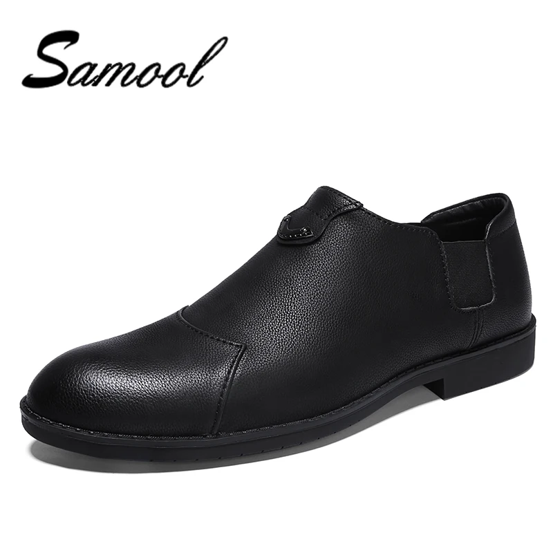 

Luxury Brand Men Shoes England Trend Leisure Leather Shoes Breathable For Male Footwear Loafers Men Flats Big Size 38-44 lx5