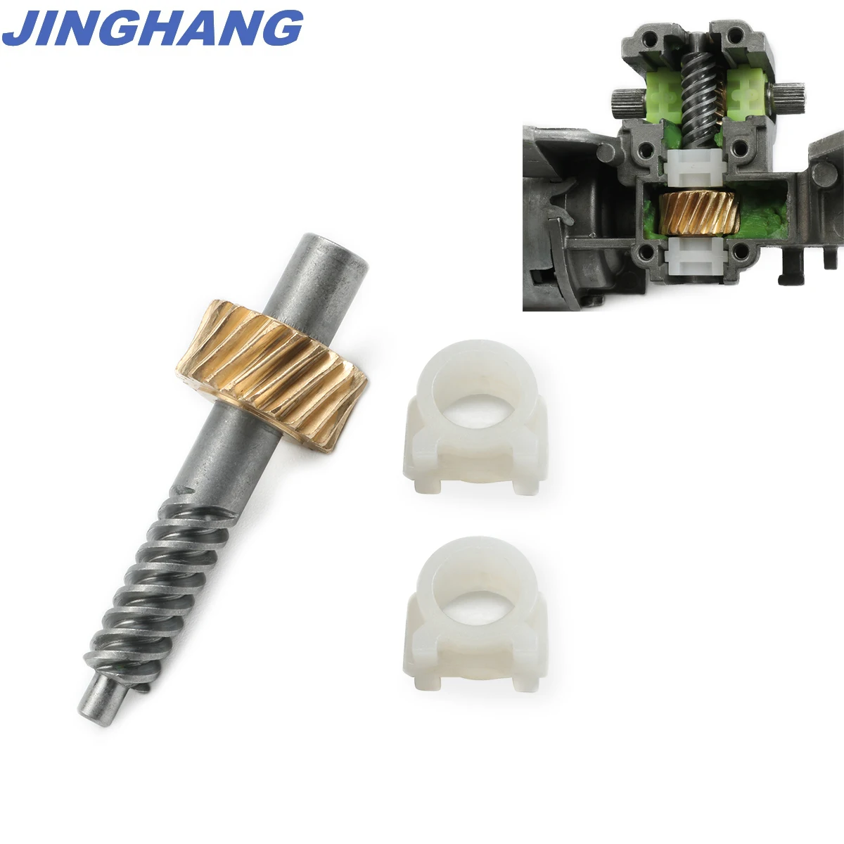 

67618370816 Gear repair for bmw 3 series convertible top latch motor E46 E64