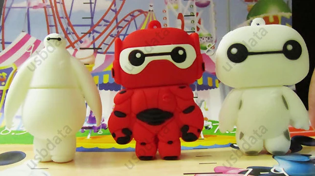 Cartoon Big Hero 6 Baymax Mini USB 2.0 Memory Stick Card USB Flash Drive 128GB 512GB 1TB Pen Drive 64GB Pendrive 32GB Gift