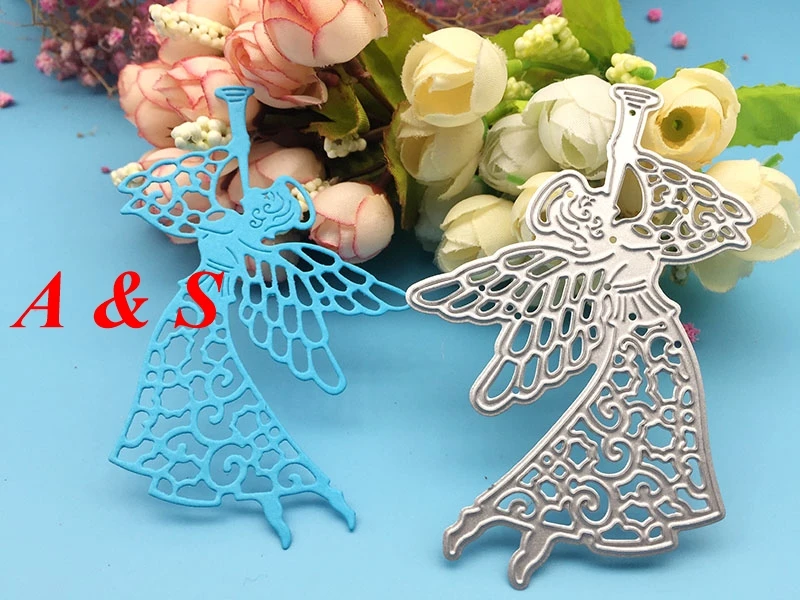  Y415 METAL CUTTING DIES Christmas Angel Scrapbook card invitation paper craft party decor embossing - 32852976509