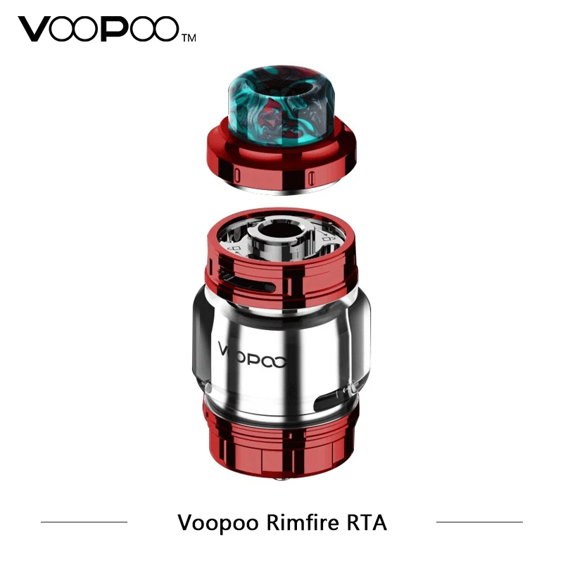 Оригинальный атомайзер Voopoo Rimfire RTA 30 мм Диаметр 5 мл Емкость электронной сигареты