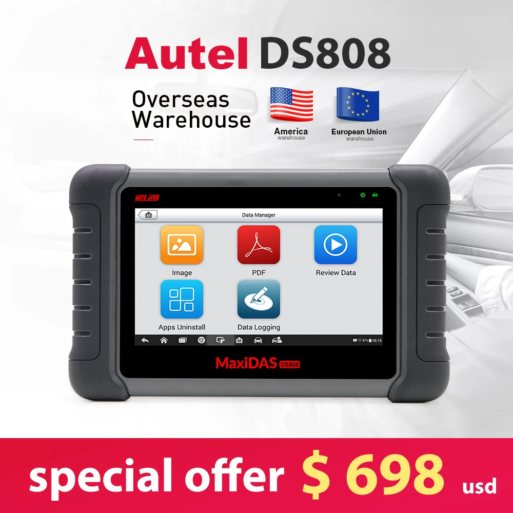 

Latest Autel MaxiDAS DS808 OBD2 Scanner Same as like MS906 Better Than Autel DS708 ECU Auto Diagnostic Tool Update online