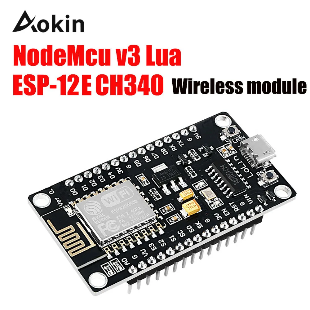 Беспроводной модуль NodeMcu v3 Lua макетная плата ESP8266 с Wi-Fi Интернет вещей антенной pcb и