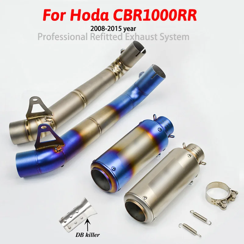 Slip CBR1000RR Motorcycle Exhaust System Pipe Exhaust Pipe Mid Middle