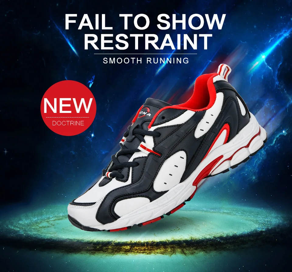 BONA New Style Sports Shoes Men Sneakers Lace-Up Cow Split Breathable Walking Shoes Outdoor Running Shoes Man Jogging Shoes