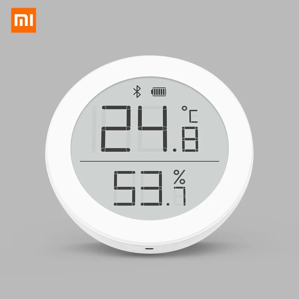 Mi jia QingPing Bluetooth температура Смарт Hu mi dity сенсор ЖК-экран цифровой термометр измеритель влажности для mi Home APP