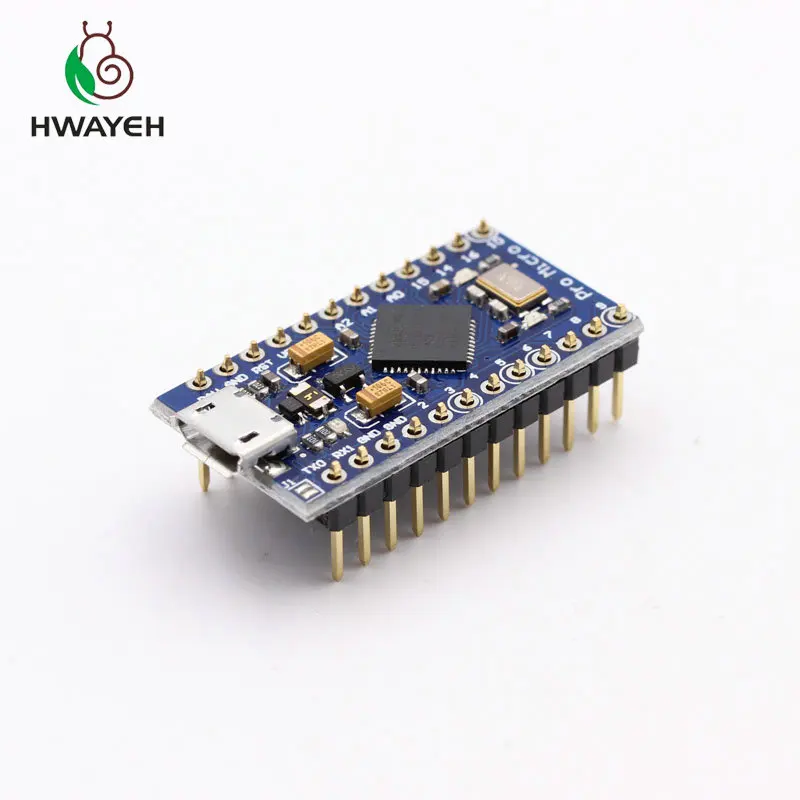 Pro Micro ATmega32U4 5V 16 МГц заменить ATmega328 для мини-видеокамера-регистратор с креплением с 2 Row штыревые для arduino Leonardo Mini Usb Интерфейс