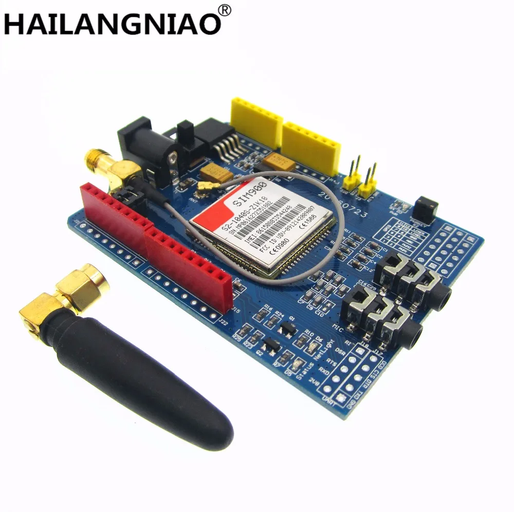 New 1PCS LOT SIM900 GPRS GSM Shield Development Board Quad Band Module 