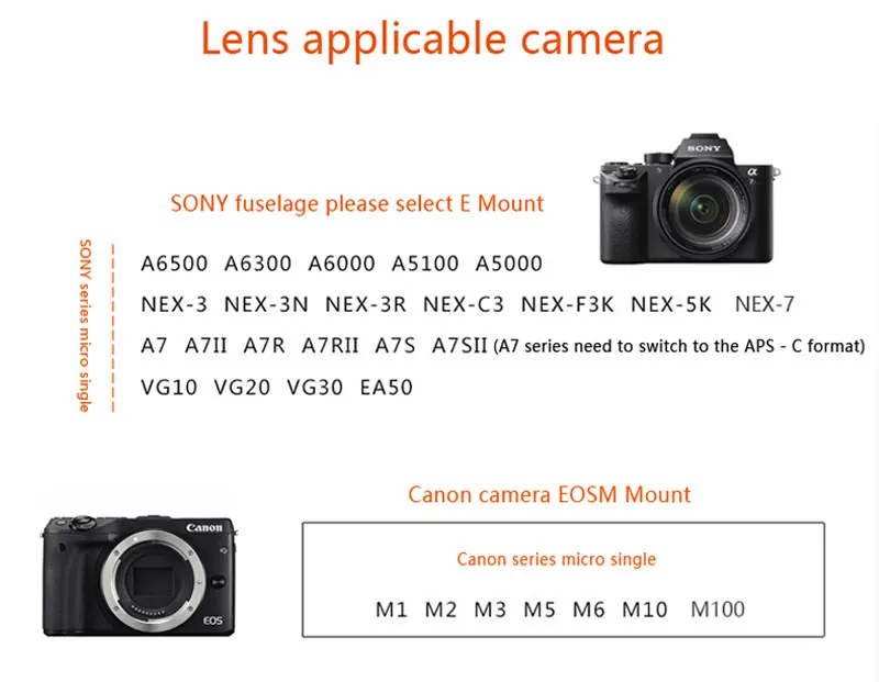 7 ремесленников 7,5 мм f2.8 Рыбий глаз объектив 180 APS-C ручной фиксированный объектив для E Mount Canon EOS-M Mount Fuji FX Mount Лидер продаж