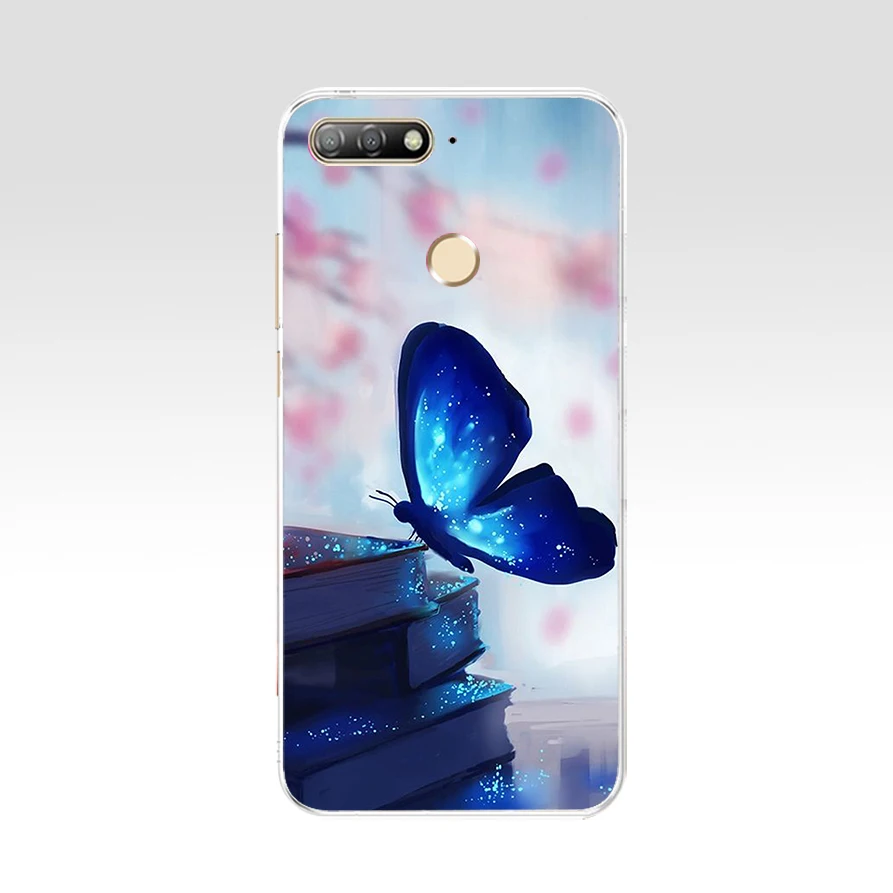 305SD красота Союза природы и светильник Мягкий Силиконовый ТПУ чехол для Honor 10 huawei p mate 10 20 lite y5 y6 prime