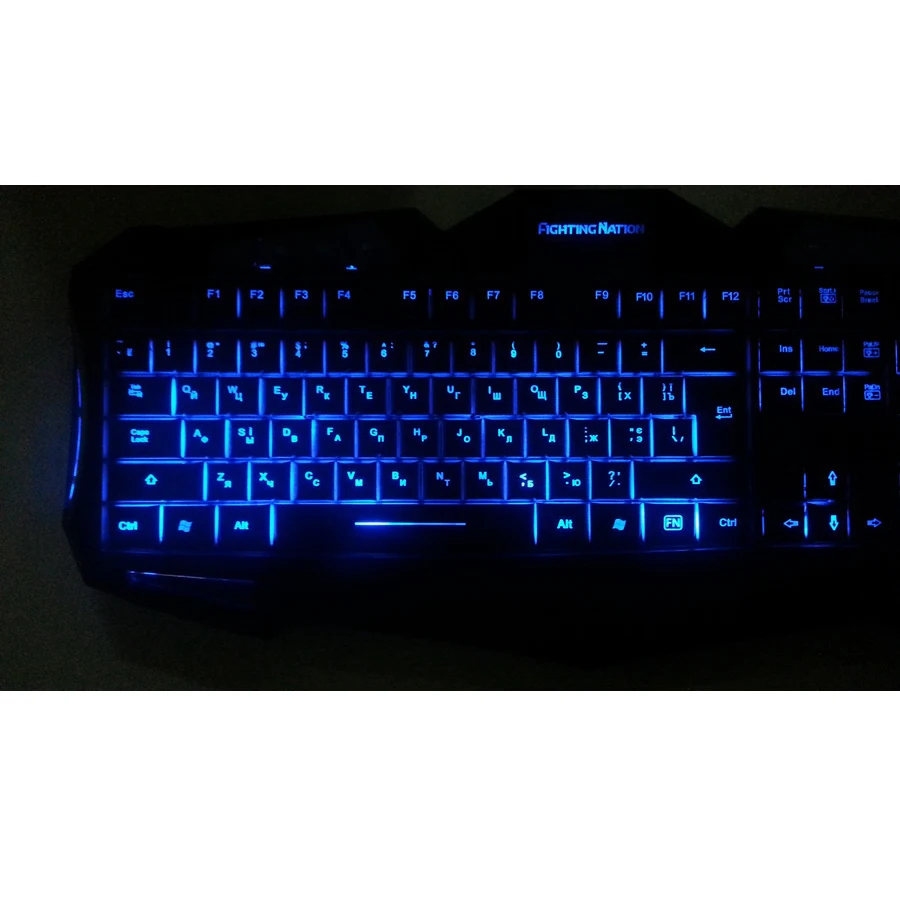 Russische gaming backlit verlichte toetsenbord Rusland layout brief ... Russische gaming backlit verlichte toetsenbord Rusland layout brief ...