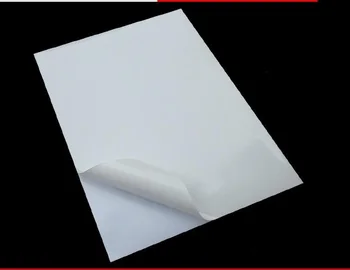 

50 Sheets 210x297mm Tear-proof A4 Smooth White PVC Film Adhesive Paper Sticker Paper Waterproof Only Fit Laser Printer