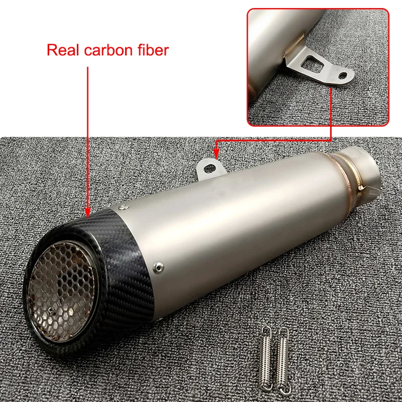 61MM S1000 RR Universal Motorcycle Exhaust Muffler Escape Moto with db killer For BMW S1000RR GSXR YZF R R6 Ninja Motorbike (7)