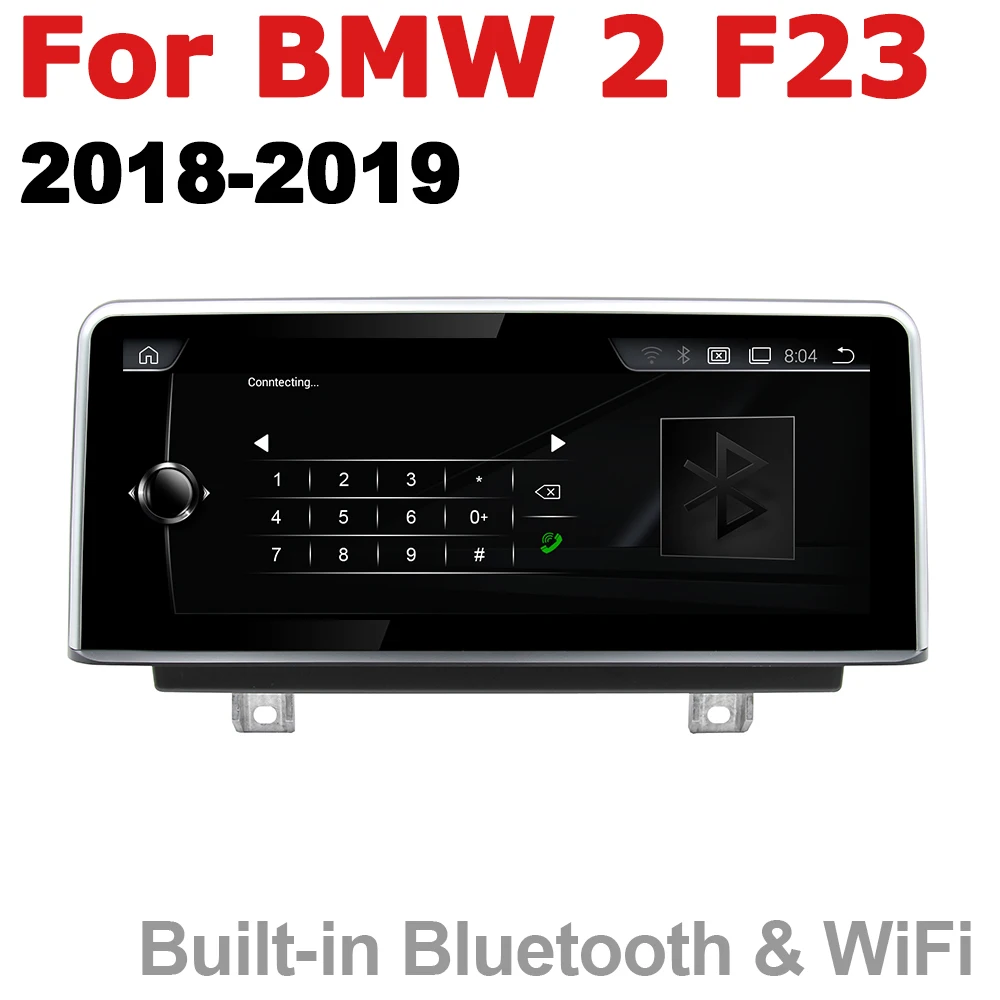 Cheap Car Audio Android 7.0 up GPS Navigation For BMW 2 Series F23 2018~2019 EVO Convertible WiFi 3G 4G Multimedia player Bluetooth 4