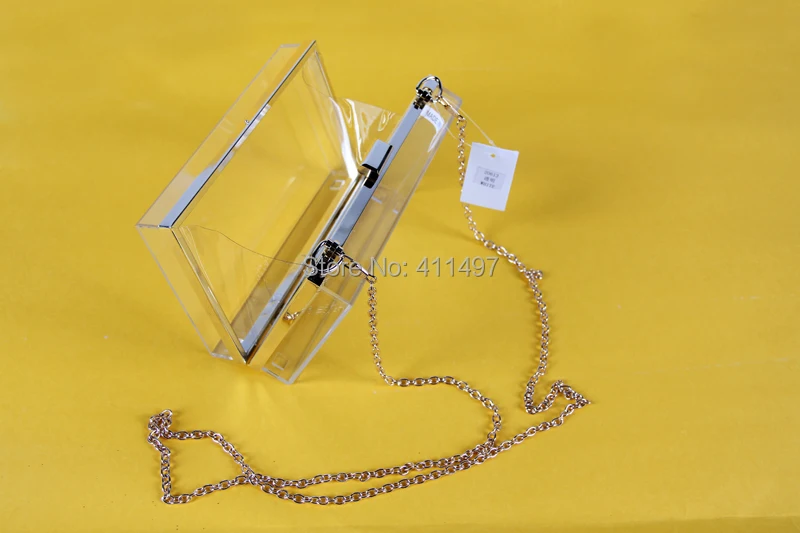 Xianjian прозрачный акриловый клатч из плексигласа, сумочка, сумочка на цепочке, акриловая сумка(LCHEB292