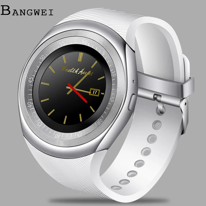 

BANGWEI 2018 New Men Women Smart Digital Watch LED Clock Pedometer Fitness sport Bluetooth smart call watch relogio inteligente