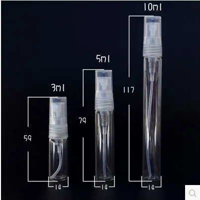 20 шт, 2 мл, 3 мл, 5 мл, 10 мл, прозрачный портативный флакон-спрей, флаконы для духов, стеклянные флаконы, многоразовый распылитель духов, дорожный доступ