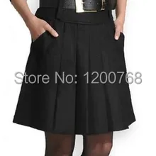 Женская юбка с карманами Весенняя модная шерстяная юбка осенне-зимний костюм большого размера юбки женские винтажные повседневные юбки M-4XL