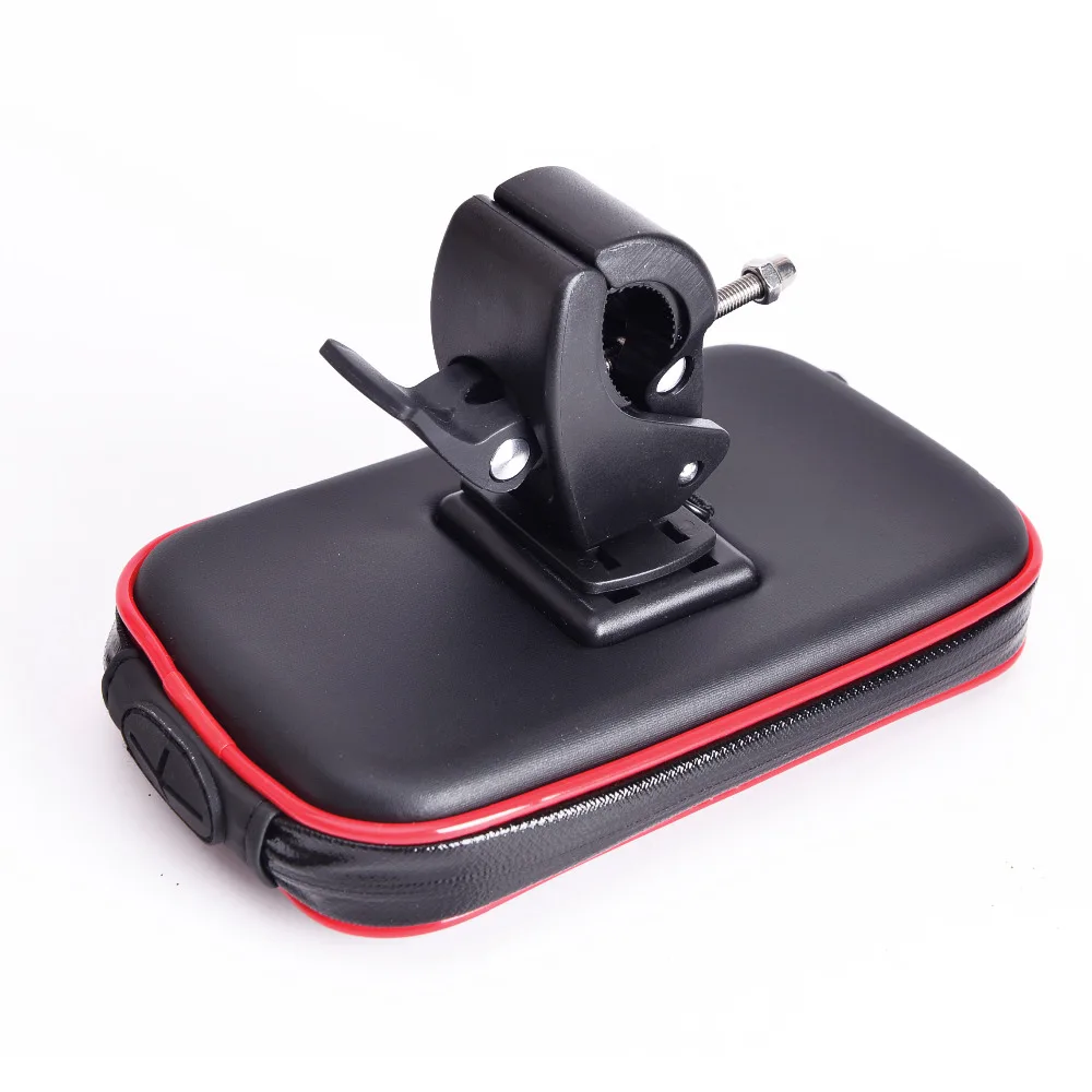 Tanie 2018 wodoodporna torba uchwyt na telefon do motocykla stojak klip wspornik obsady dla iPhone 8 7Plus 6 X S9 S8 plus soporte movil moto