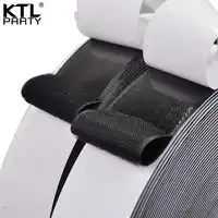 1.6cm width/25m length glue Adhesive velcros Fastener tape loop hook sticker strip stick magic tape velcroing strap couture