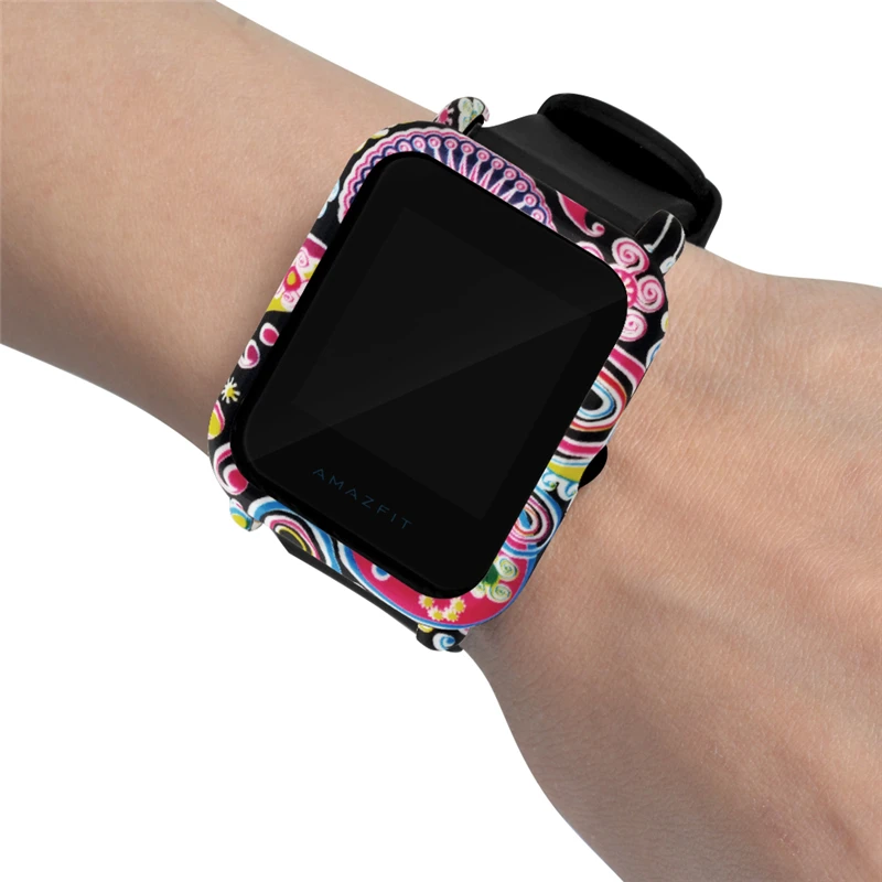 Камуфляж чехол для Xiaomi Huami Amazfit Bip бит молодежи корпуса часов заменены крышка защитная оболочка для Huami Amazfit Bip Younth