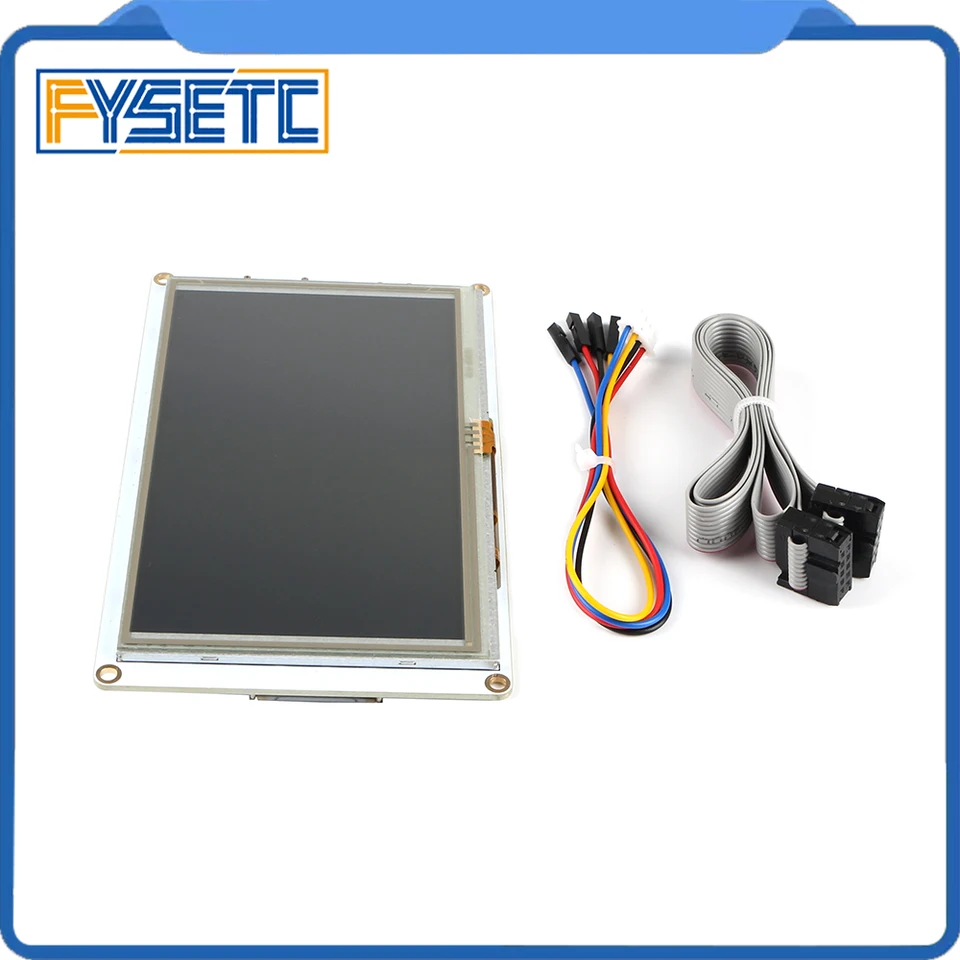Duet3D PanelDue 5i angled Case with integrated SD-Slot to mount on a