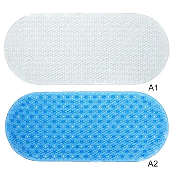 

Anti-Slip Bathroom Mat Bath Mat Suction Cup Bathroom Kids Shower Carpet PVC Mat 69*36cm