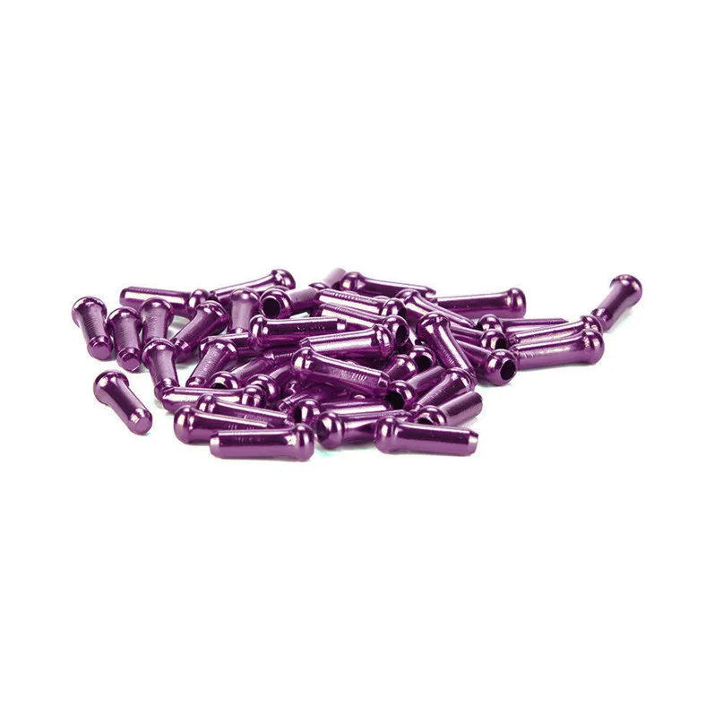 50pcs Aluminum Brake Wire End Cap Cable Parts 7 Colors Aluminum MTB Bicycle Bike Inner Wire Line Core Cap Cover Gear Shift Brake (3)