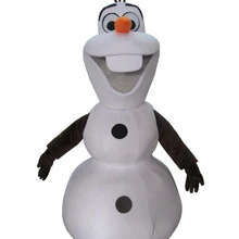 Взрослый улыбающийся маскарадный костюм Олаф одежда снеговика мультфильм персонаж костюм