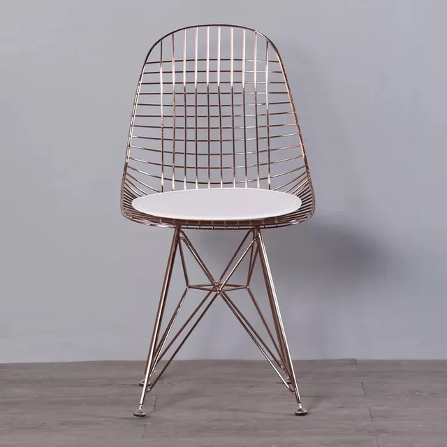 Special Price Free shipping U-BEST Wholesale Cheap Fashion Design Dining Chair Gold Wire Chair,Replica Designer Furniture Rose Gold chair Special Price Free shipping U-BEST Wholesale Cheap Fashion Design Dining Chair Gold Wire Chair,Replica Designer Furniture Rose Gold chair