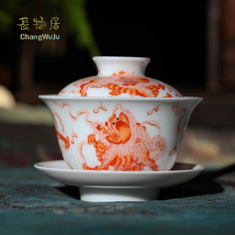 Changwuju in Jingdezhen Cups & Saucers chinese tea cup the handmade famille rose tea cup bowl