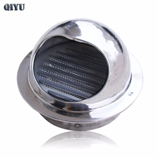 60 mm 300 mm stainless steel exhaust hood, hood external wall vent