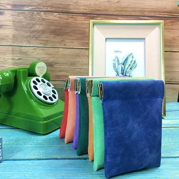 

candy color Coin Purse Women Men Small Mini Short Wallet Bag Money Change Little Key Business Credit Card Holder for Kids Girl