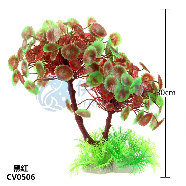 

2pcs/lot * Small lotus leaf orchid aquarium supplies fish tank aquarium plant landscaping plastic simulation water grass CV05