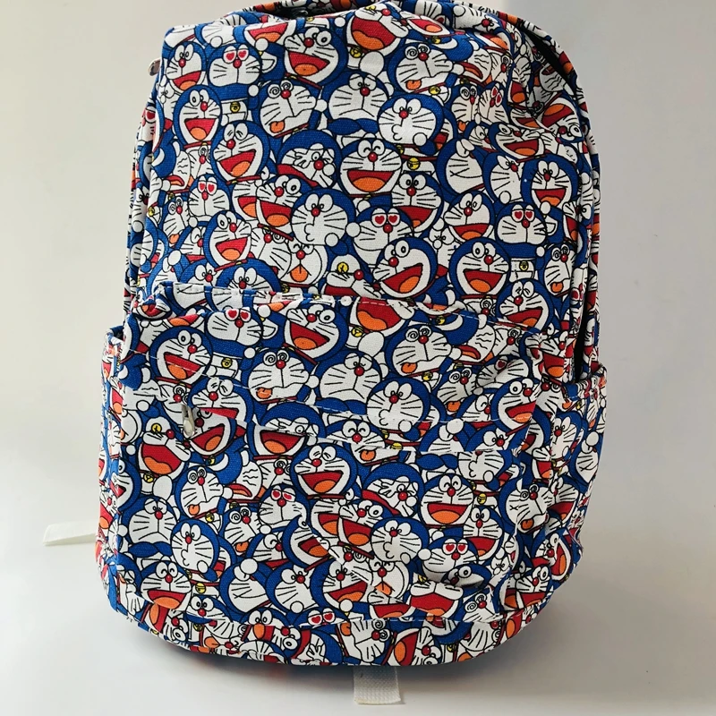Модные холщовые рюкзаки IVYYE серии Doraemon школьный рюкзак с мультипликационным