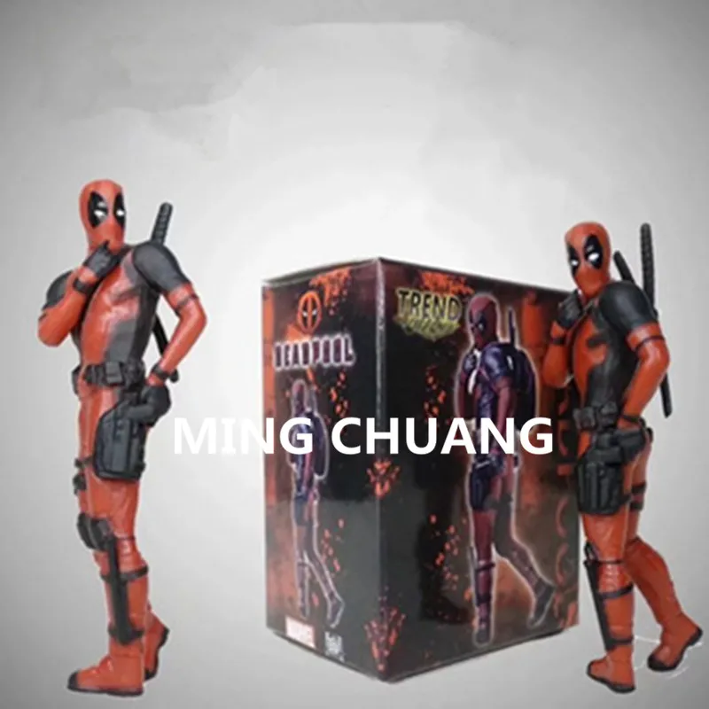 

3 Style X-Men Deadpool Prone Position PVC 3-8.5CM Action Figure Collectible Model Toy BOX Christmas Present Z156