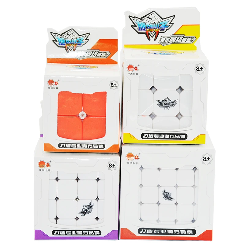 

4 or 2Pcs Original Cyclone Boys 2x2x2 3x3x3 4x4x4 5x5x5 Professional Speed Magic Cube Puzzle Educational Toys For Children