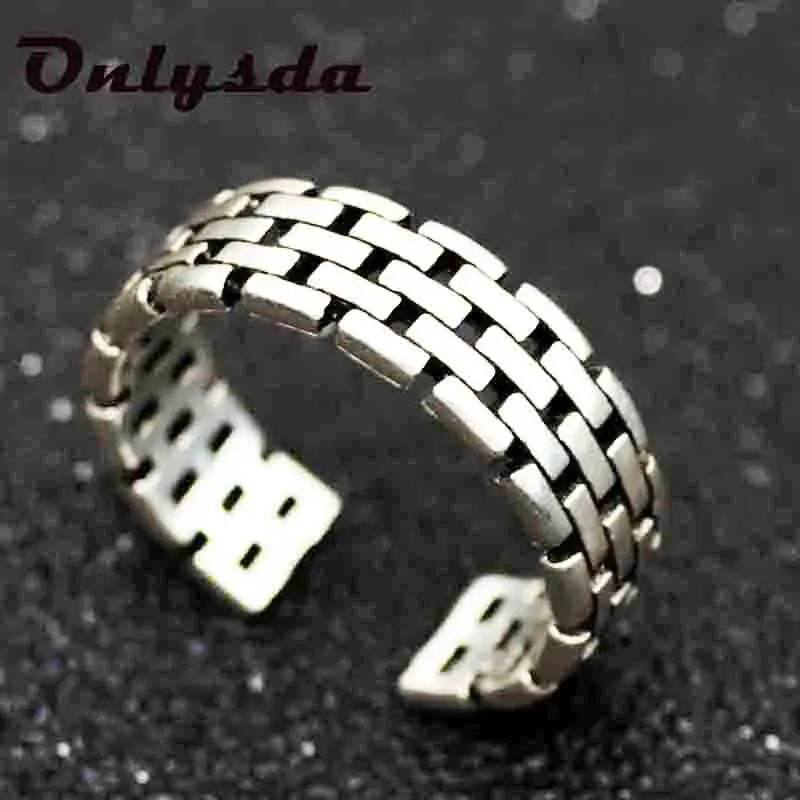 

Onlysda Stainless steel Adjustable Open Rings Striped Flower Heart Shaped Geometric Open Ring Women Men Jewelry OSR090