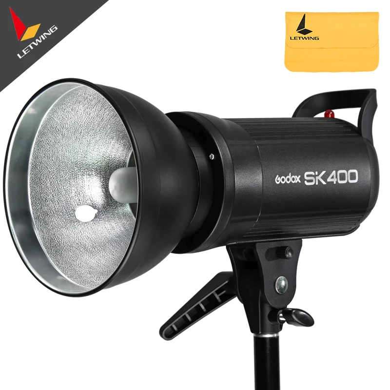 Godox SK400 Professional Studio Strobe SK Series 220V Power 5600K Max 400WS GN58 flash studio light lamp