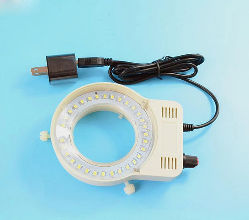 

Dimmable 32 White LED Ring Lights Illumination Lamp Brightness Adjustable Light Source For Stereo Microscope with Light Focusing