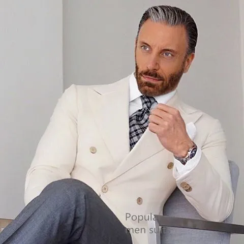 2017-Latest-Coat-Pant-Designs-Ivory-Double-Breasted-Blazer-Men-Suit-Casual-Jacket-Custom-mens-Suits (1)_