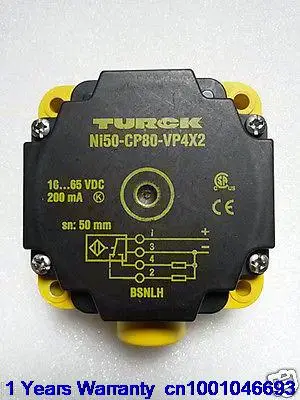 

DHL/EUB 5pcs New Turck Proximity Sensor Ni50-CP80-VP4X2 Ni50CP80VP4X2 15-18