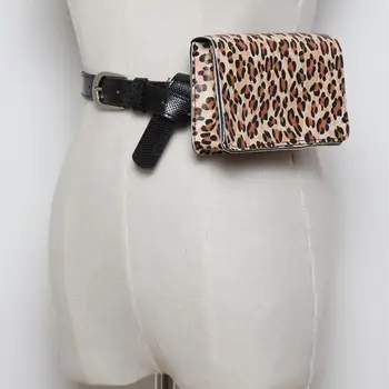 

Fashion Women Messenger Fanny Pack Leopard Pocket Purse Wallet Travel Waist Bag