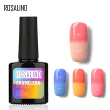ROSALIND гель 1 S P+ черная бутылка 10 мл хамелеон, изменяющийся от температуры T01-30 гель лак для ногтей Полупостоянный лак для ногтей