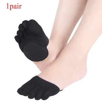 

1Pair Cotton Half Insoles Pads Foot Care Insoles Forefoot Pain Relief Massaging Gel Metatarsal Toe Support Pads Insoles Forefoot
